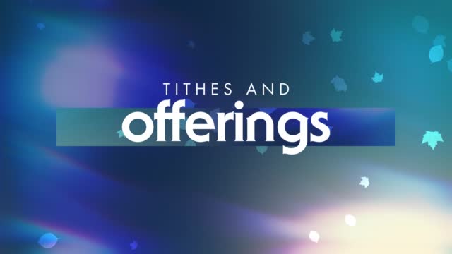 Light Leaves Tithes And Offerings