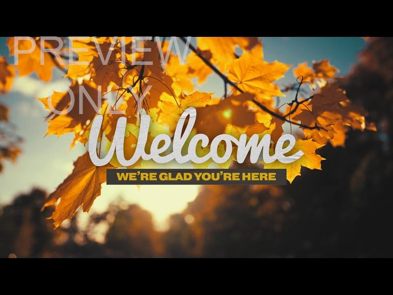 Moving Fall Welcome Still