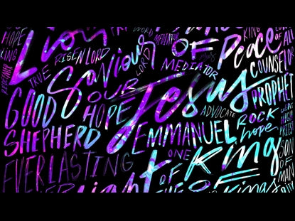 Names Of Jesus Neon