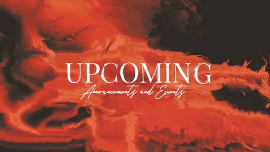 Consuming Fire Upcoming
