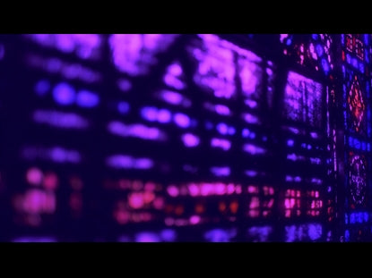 Stained Glass Purple Pink