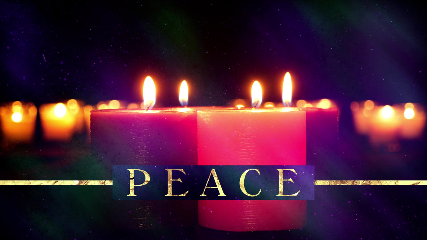 Candlelight Advent Peace Still