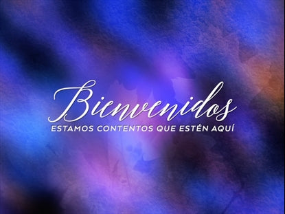 Radiant Harvest Collection Welcome Motion - Spanish