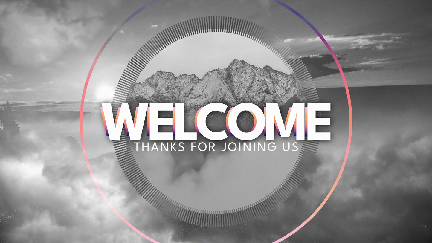 Monochrome Welcome Still