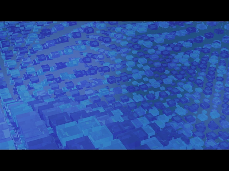 Cube Wave: 3 Blue