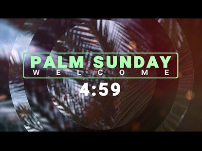 Palm Sunday Countdown