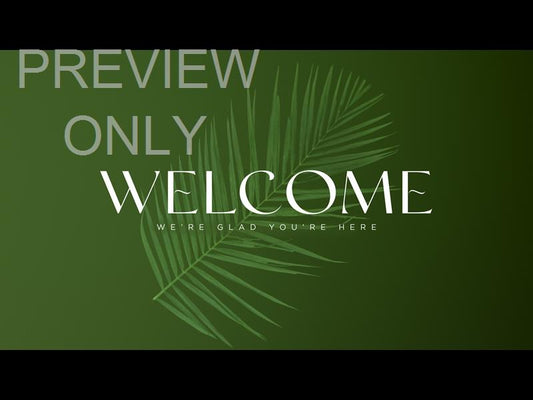 Palm Sunday Ink Welcome Still