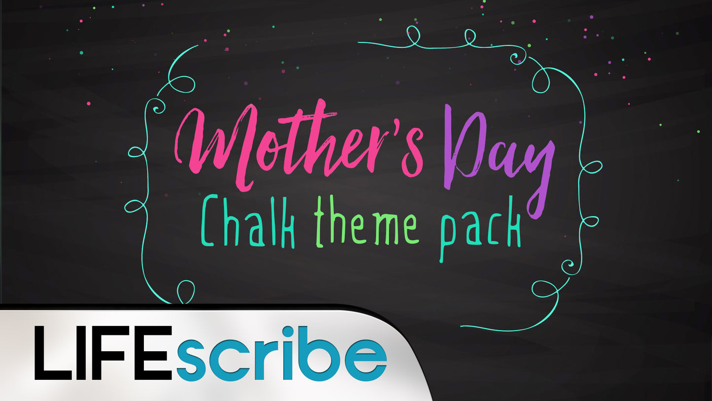 Mother's Day Chalk Theme Pack