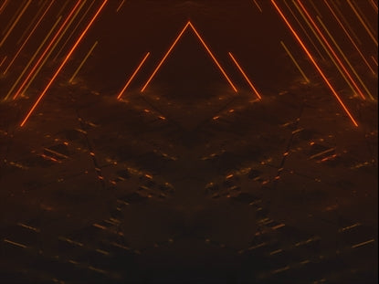Neon Streaks Orange