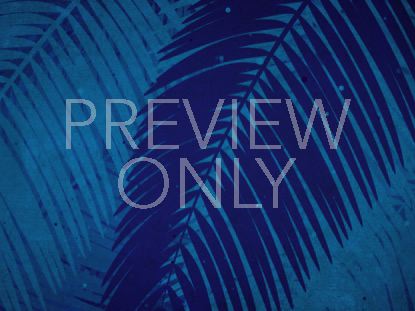 Palm Sunday Watercolors Blue Zoom