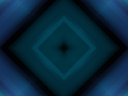 Mirrored Blue Diamonds