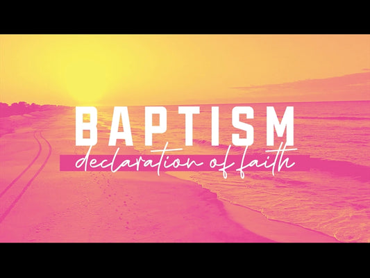 Summer Beach Collection Baptism Motion Title