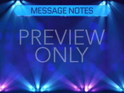 Stage Lights Message Notes