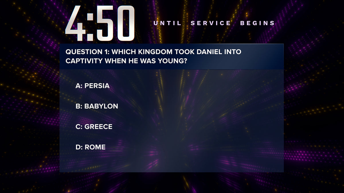 Grid Space Trivia Countdown