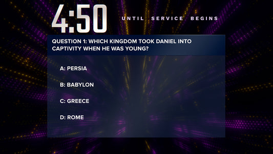 Grid Space Trivia Countdown