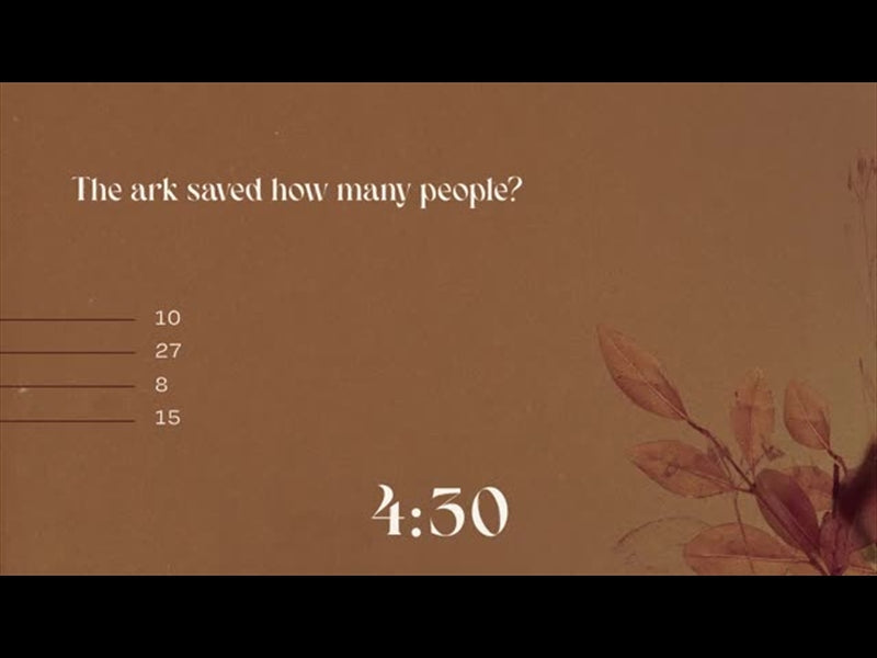 Autumn Nature Trivia Countdown