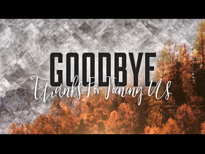 Colorful Fall Goodbye