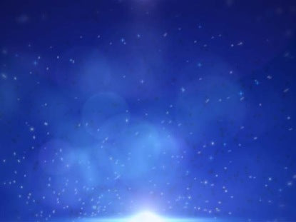Blue Particles Worship Background