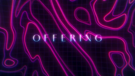 Neon Topo Offering Still