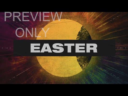 Vibrant Holy Week Easter Title Still
