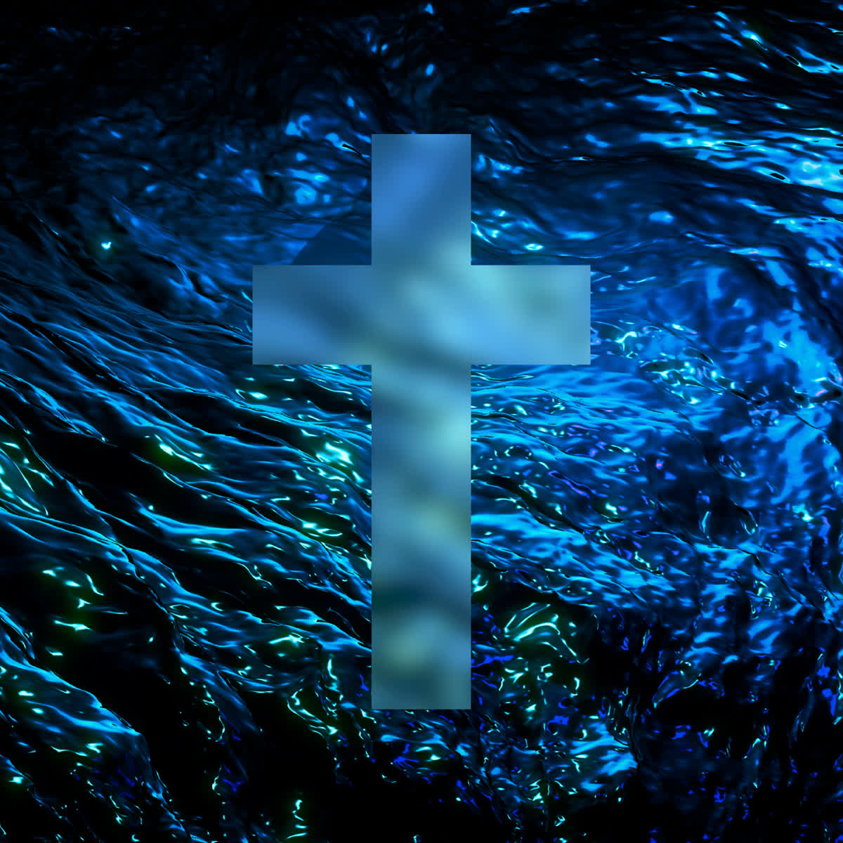 Reflective Water Cross