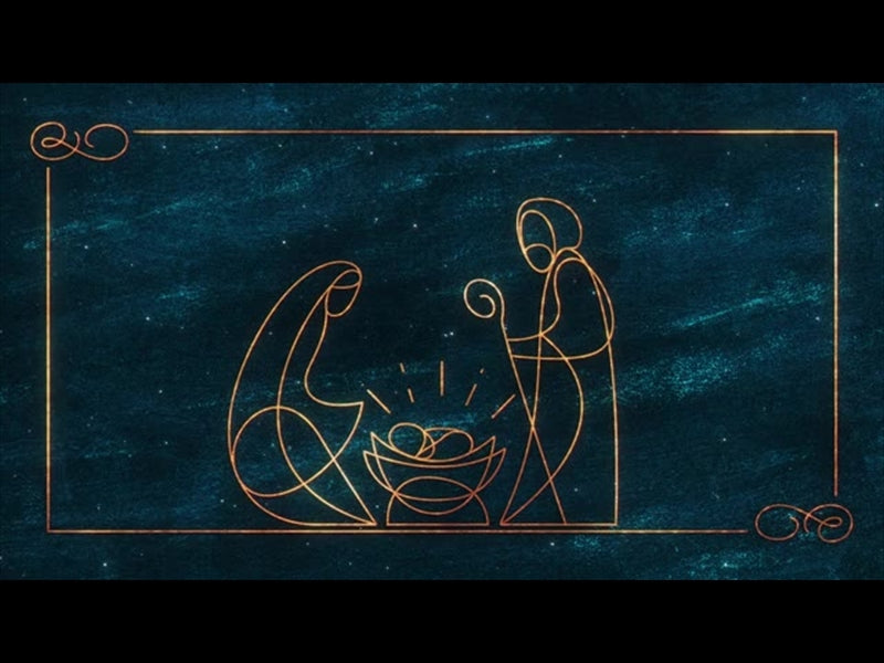 Star Of Wonder Nativity Teal