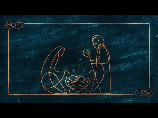 Star Of Wonder Nativity Teal
