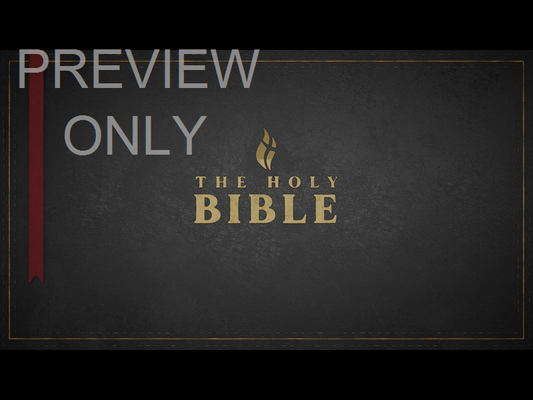 Title: The Holy Bible - Black Still