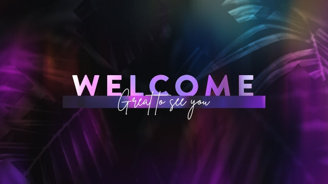 Easter Journey Palms Welcome