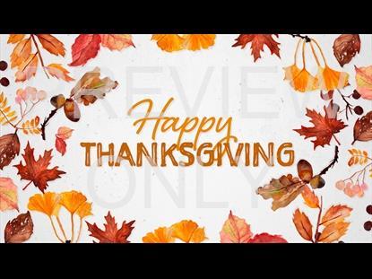 Autumn Events Vol One: Happy Thanksgiving Still