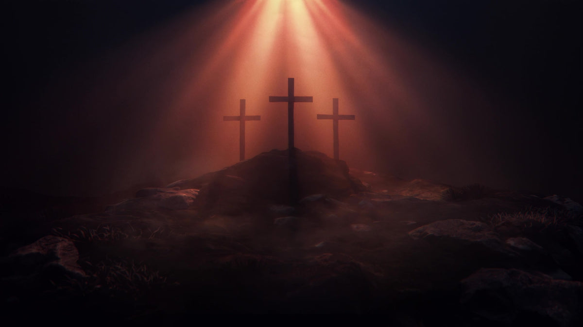 Holy Week Crosses Rays