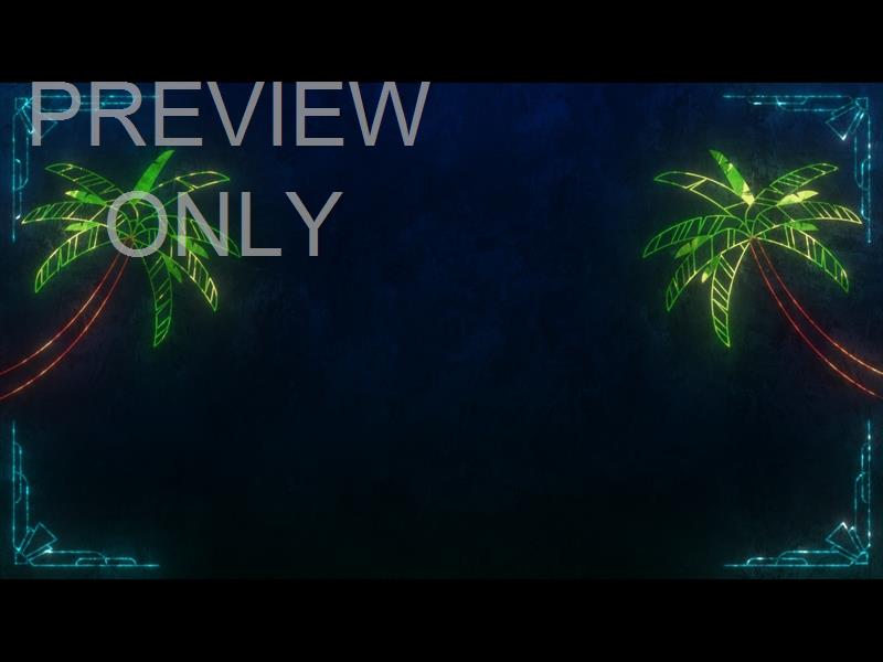 Christmas Frames Palm Trees
