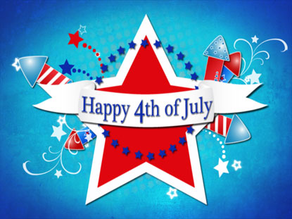 Happy Fourth Of July Title