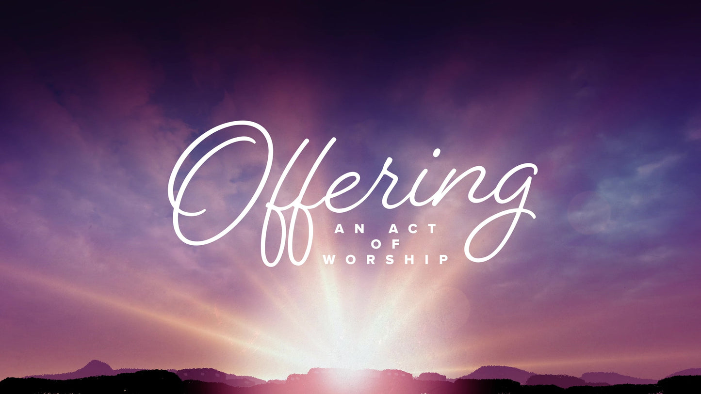 Easter Morning Offering Still