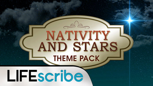 Nativity And Stars Theme Pack