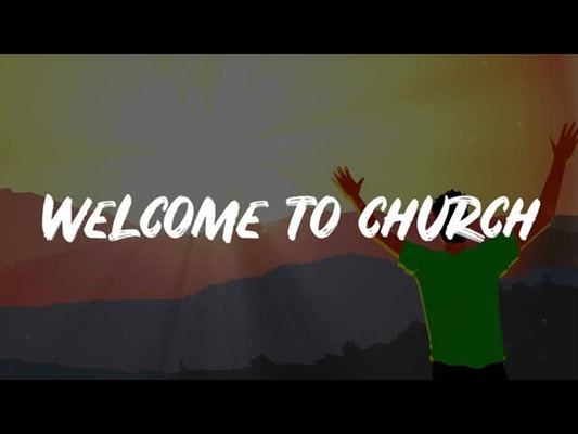 Welcome To Church Adoration Motion Background