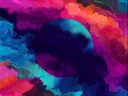 Paint Flow Colorful Circle