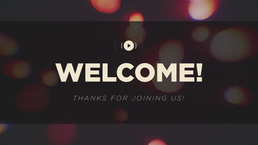 Blissful Bokeh Welcome Stream