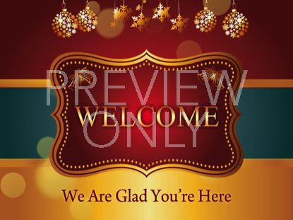 Christmas Welcome Still
