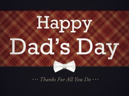 Fathers Day Plaid