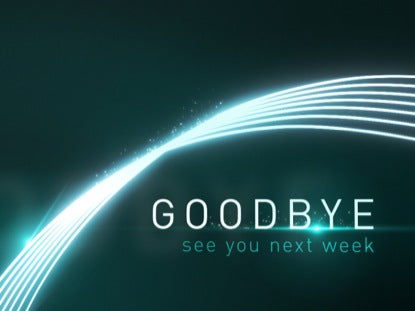 Colorful Lines Goodbye