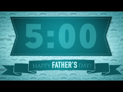 Mustachio Father's Day Countdown