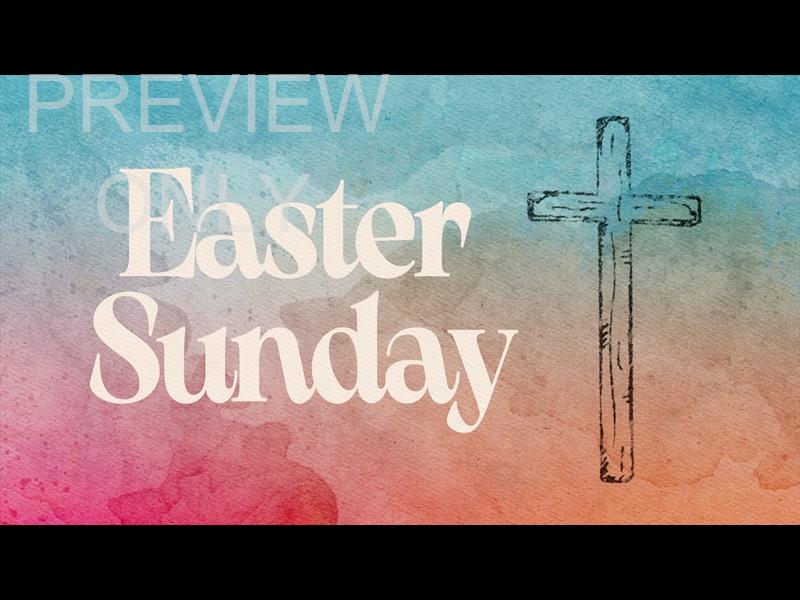 Easter Canvas Easter Sunday Still