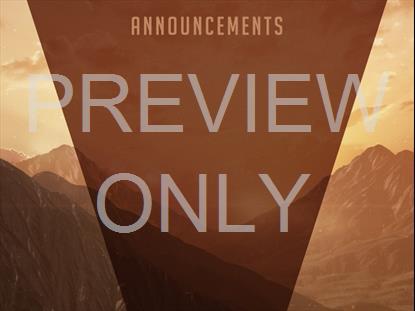 Resurrection Announcements