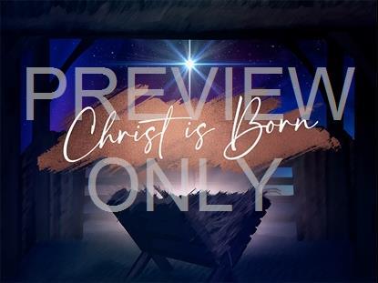 Christmas Hope Christ Is Born Still
