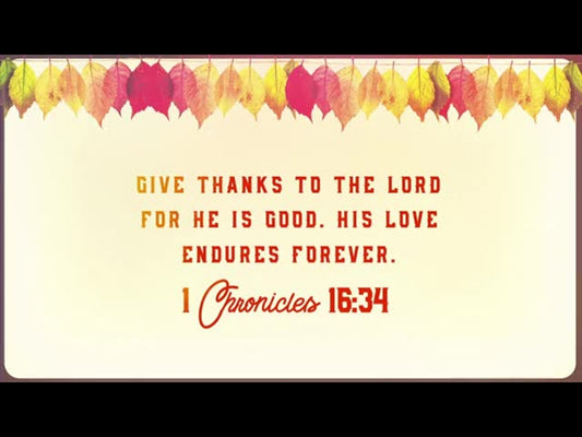 Thanksgiving Volume Two: Scripture Motion