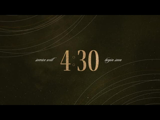 Winter Swirl Countdown Yellow