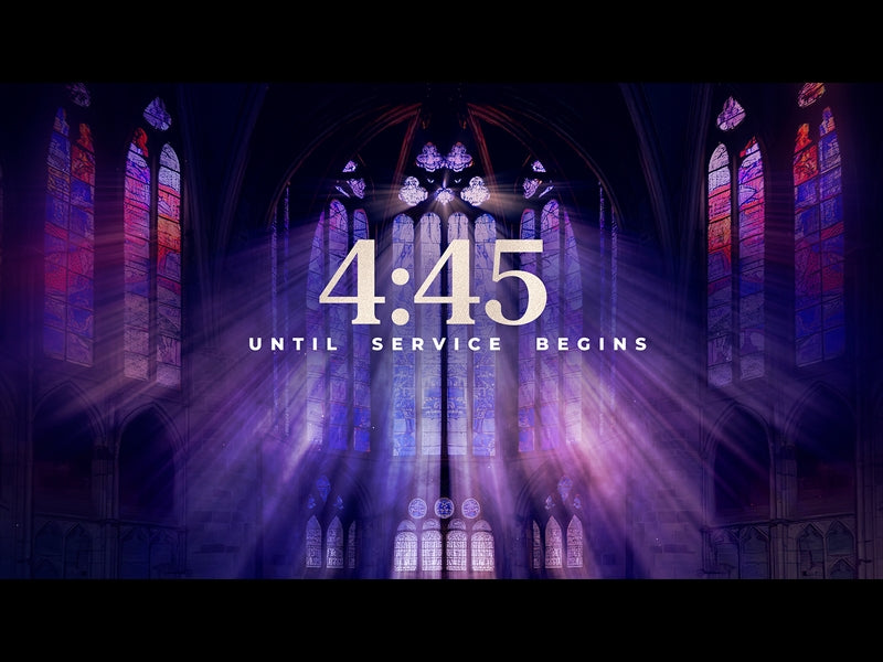 Cathedral Glass Countdown