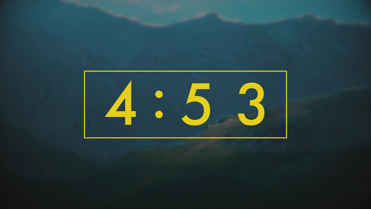 Fluid Landscapes Countdown