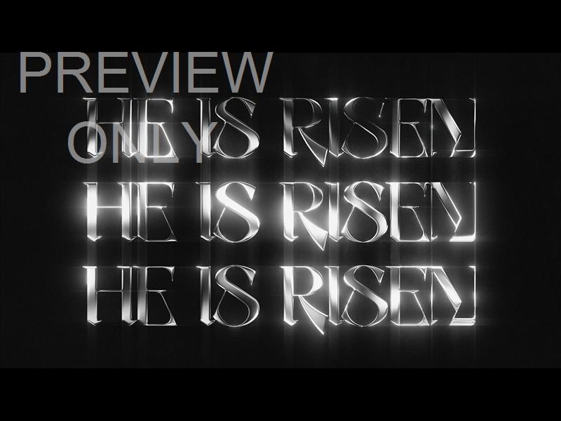 Lttrs He Is Risen Bw Three Still